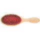 Oval Bamboo Paddle Brush - Plastic Pins
